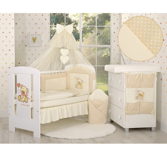 CONJUNTO DE BERÇO BEBÉ 5+ ELEMENTOS URSINHO