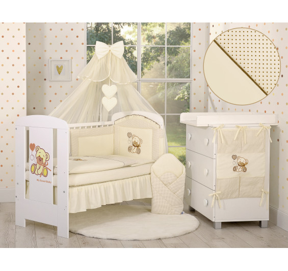 CONJUNTO DE BERÇO BEBÉ 5+ ELEMENTOS URSINHO