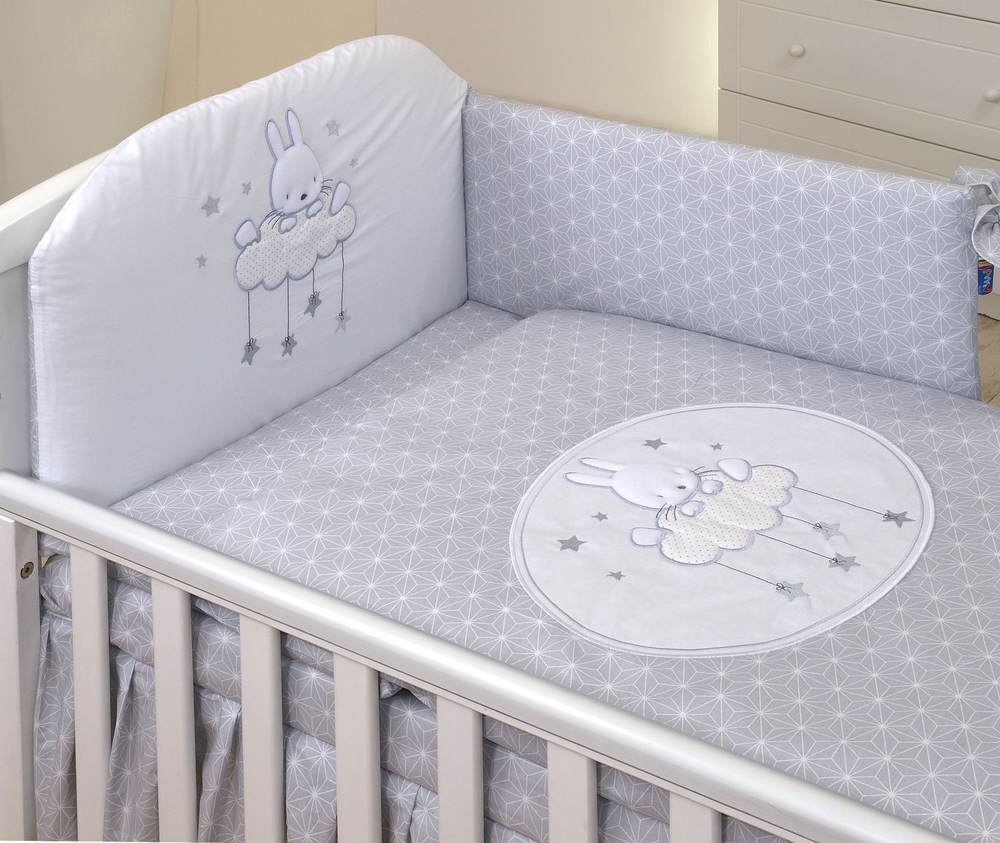 Conjunto de berço bebé, roupa de cama bebé - Image 5