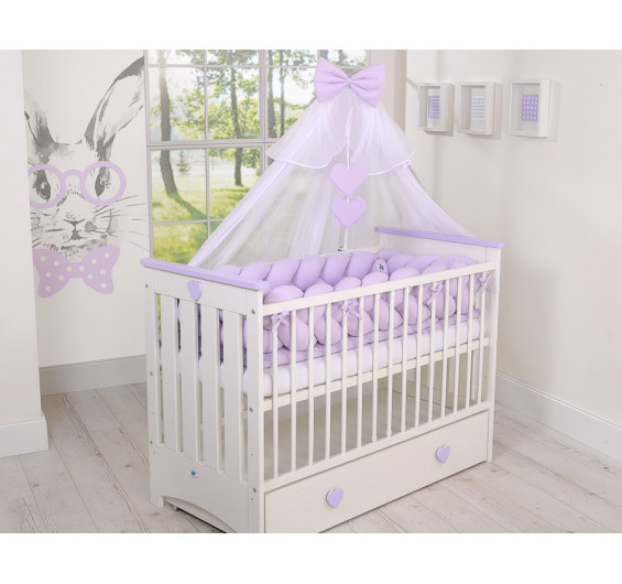 Conjunto de berço bebé 5+ elementos Trança