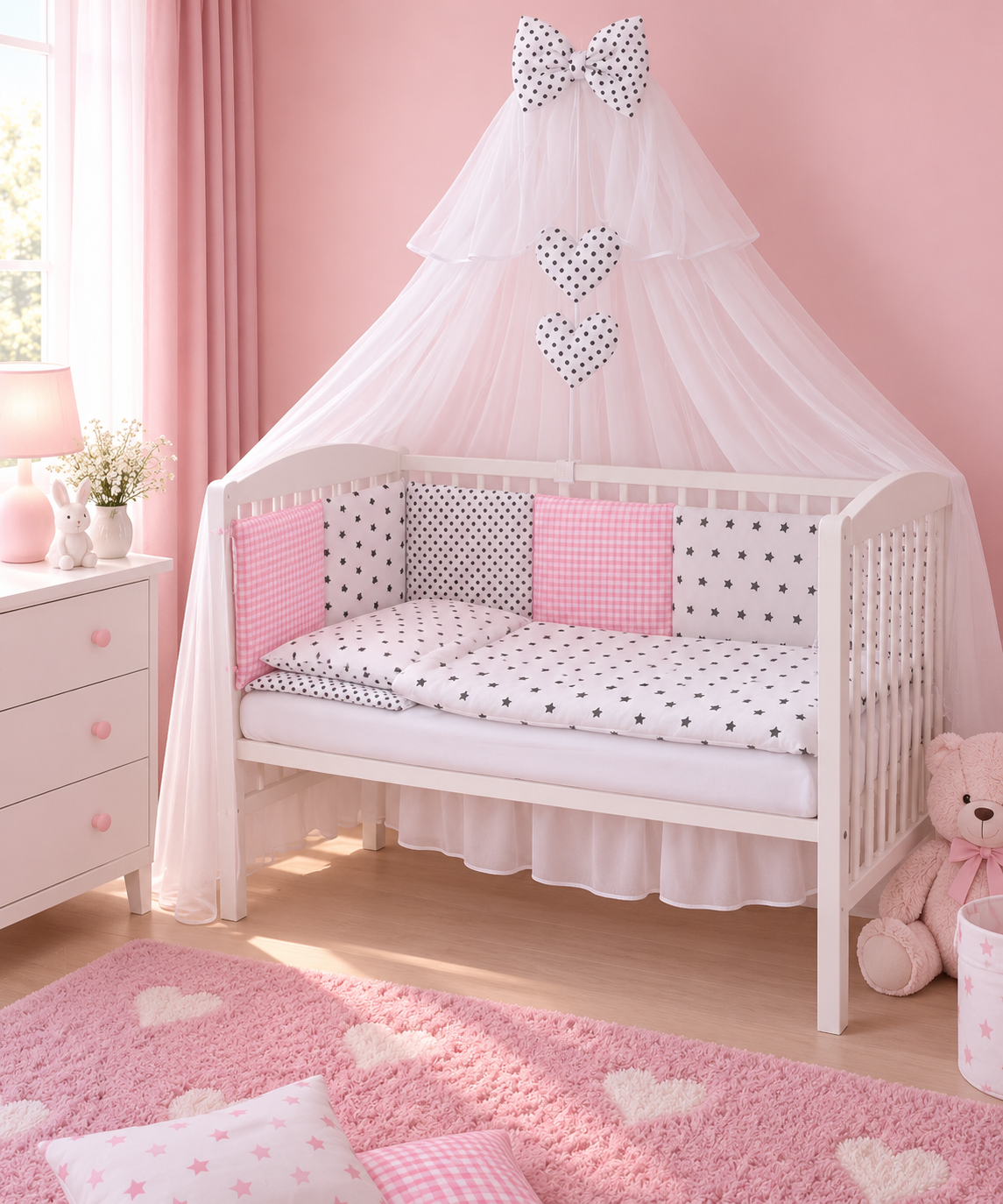 CONJUNTO DE CAMA BEBÉ 5 ELEMENTOS