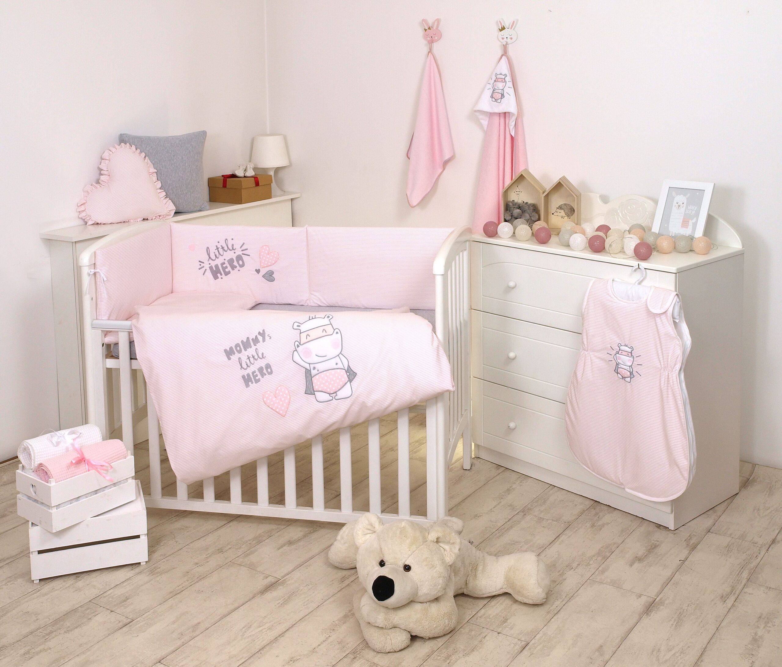 Conjunto de berço bebé, roupa de cama bebé - Image 5