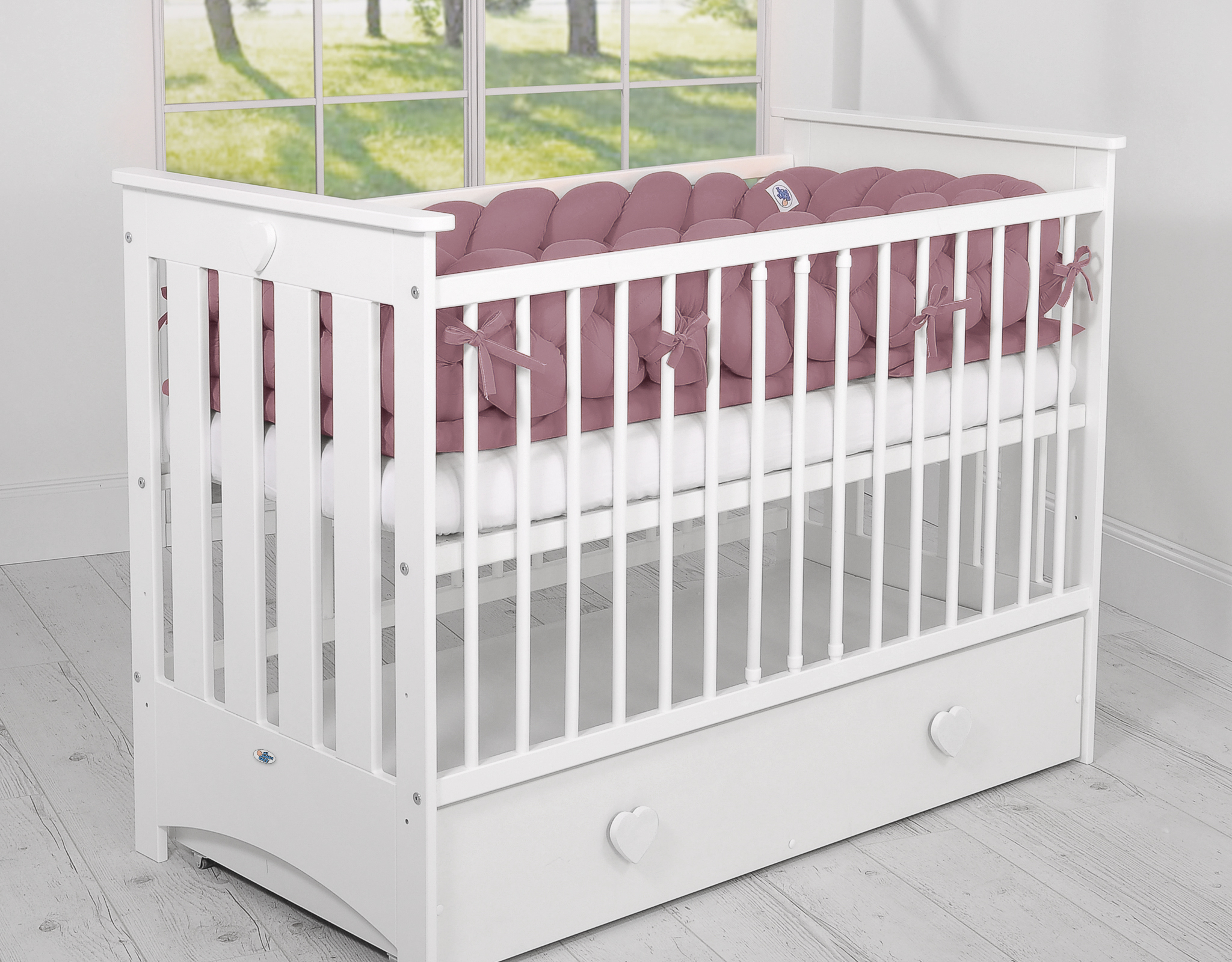 Conjunto de berço bebé 5+ elementos Trança