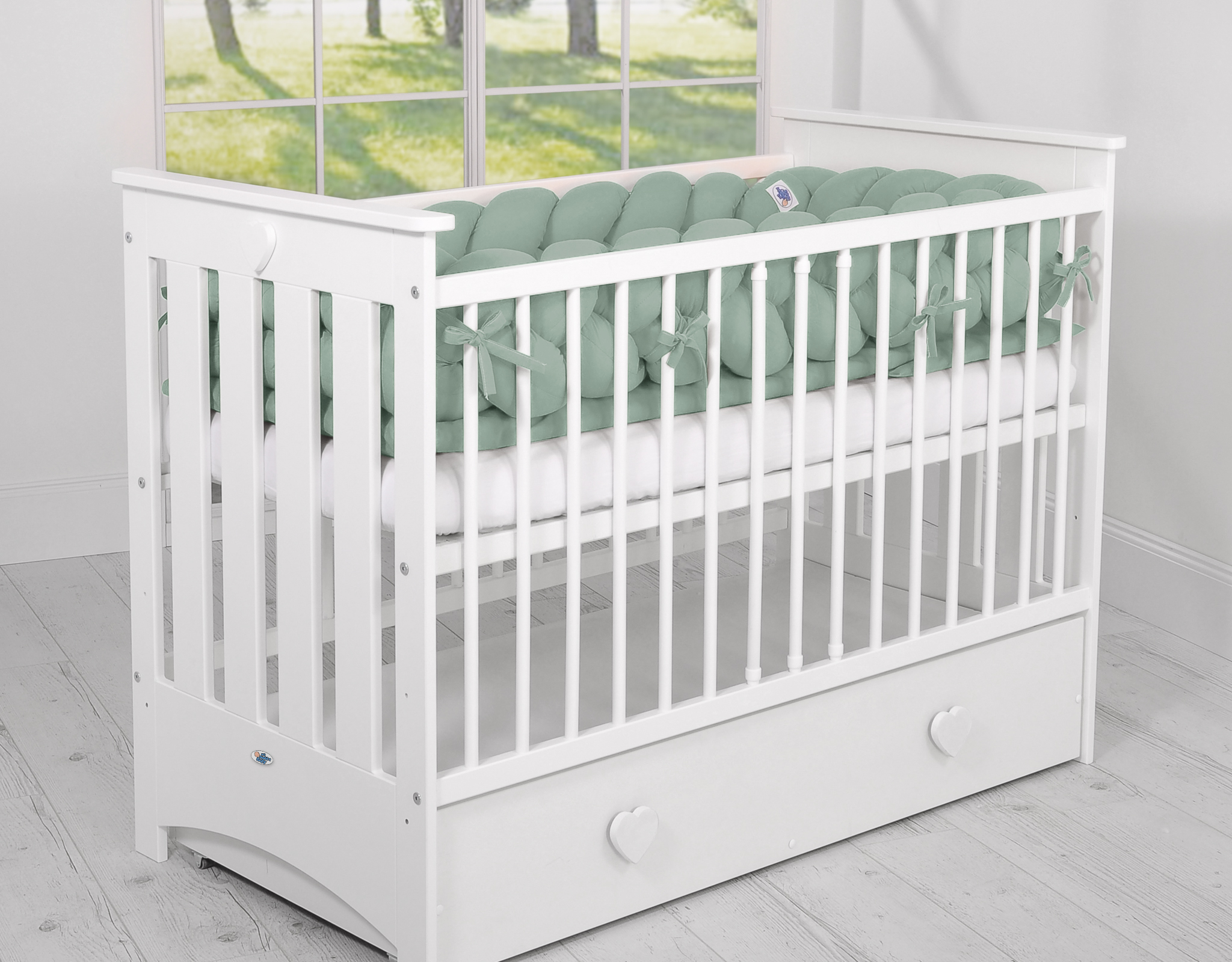 Conjunto de berço bebé 5+ elementos Trança