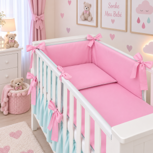 CONJUNTO DE BERÇO DE BEBÉ 3 ELEMENTOS