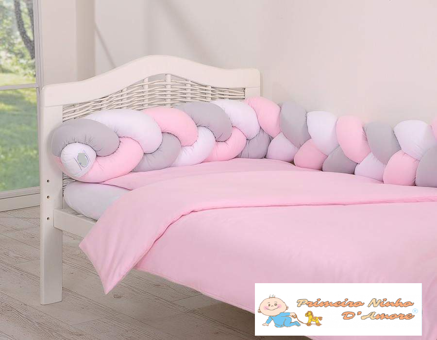 CONJUNTO DE BERÇO DE BEBÉ 3 ELEMENTOS TRANÇA - Image 6