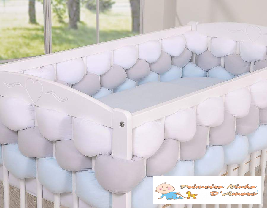 CONJUNTO DE BERÇO DE BEBÉ 3 ELEMENTOS TRANÇA - Image 10