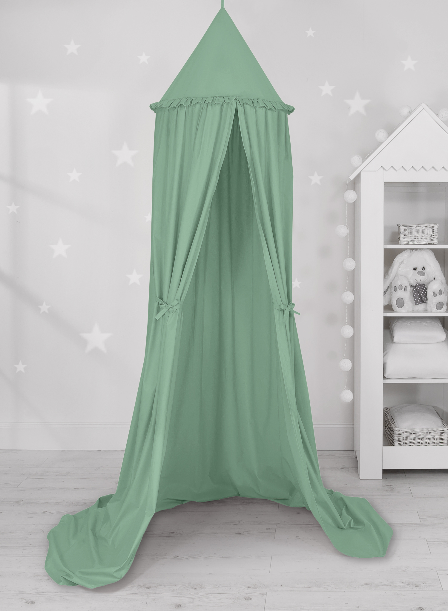 Rede suspensa de berço, cama. Dossel longo, Suporte - Image 5